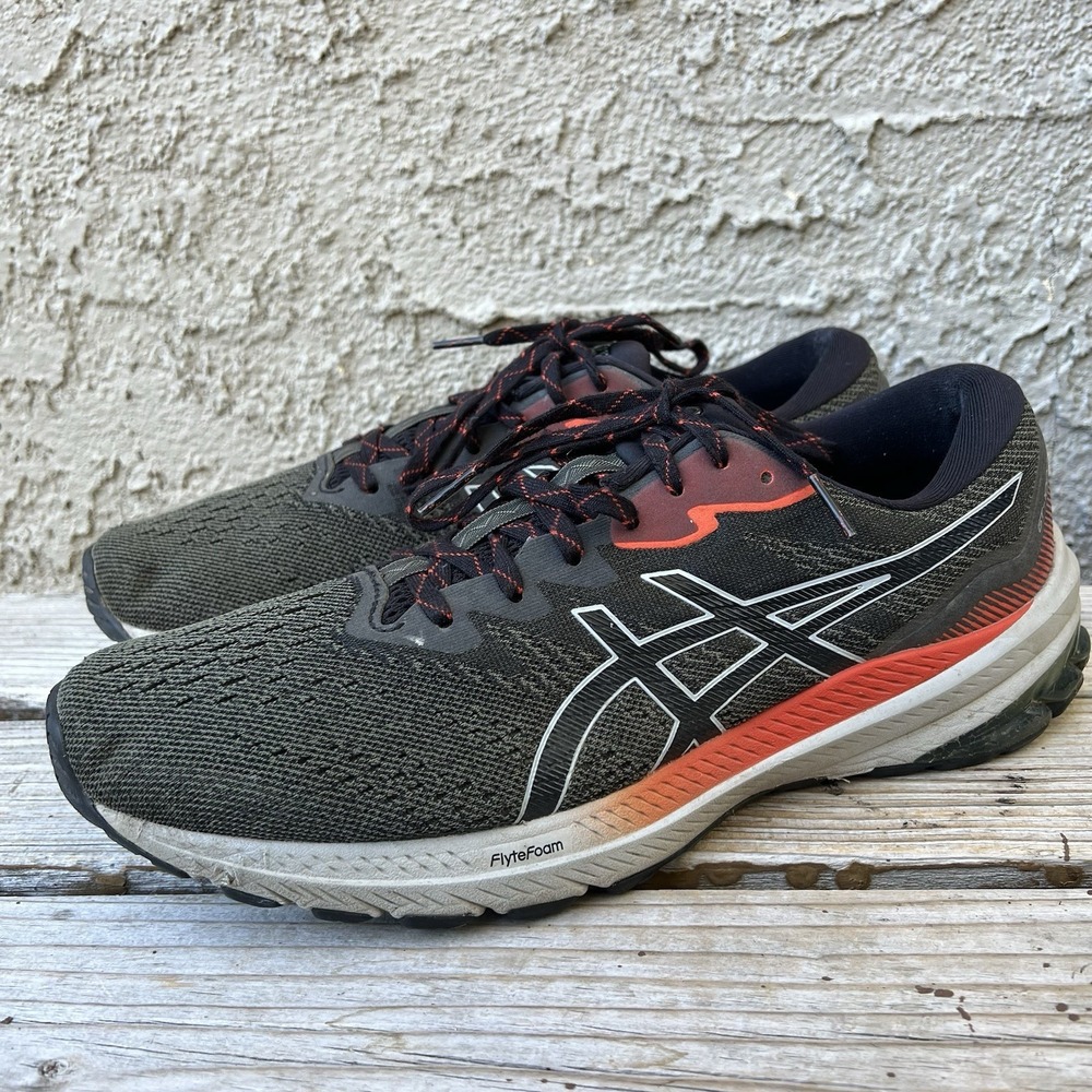 Asics Shoes Men Size 12 GT 1000 11 TR Mens Running Nature Bathing Olive - Picture 1 of 10